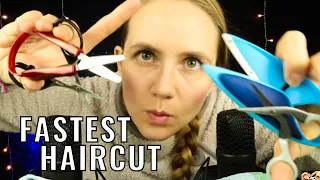 ASMR Fastest Haircut for Maximum Tingles ✂️