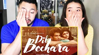 Dil Bechara - Sushant Singh Rajput | Sanjana Sanghi | Mukesh Chhabra | Trailer Reaction