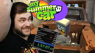 Szczęśliwe zakończenie, jednak z pewnym zaskoczeniem... - My Summer Car Speedrun Trening #8 (Live)