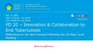 PD 20 – Innovation & Collaboration to End Tuberculosis