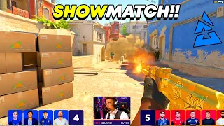 CS2 NEW MIRAGE SHOWMATCH! - USA VS BLAST Dream Team - HIGHLIGHTS | CSGO