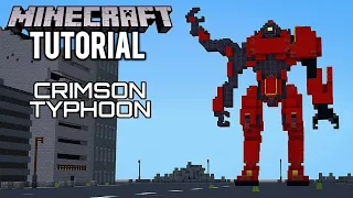 MINECRAFT : How To Build Crimson Typhoon From Pacific Rim