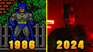Evolution of Batman Games 1986-2024