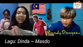"Randy Dongseu Menyanyikan Cewek Melayu Malaysia 🇲🇾 Di Ome TV Internasional..!!" ~ Singing Reactions
