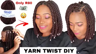 🔥How To: DIY YARN/WOOL TWIST BRAIDS / Beginner Friendly / 2 Methods