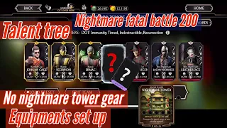 Nightmare fatal battle 200 +Rewards no nightmare equipments used