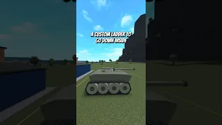 🪖Pro builder Builds Useable ARMY TANK in bloxburg