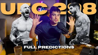 UFC 298: Volkanovski Vs Topuria - FULL PREDICTIONS