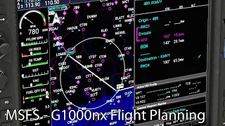 MSFS - G1000nx Flight Plan Tutorial