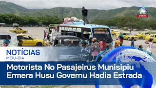 Motorista No Pasajeirus Munisipiu Ermera Husu Governu Hadia Estrada Municipal To Postu Sira