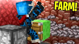 LA FARM DI NETHERITE NELLA BIG VANILLA - MINECRAFT ITA