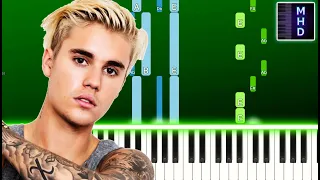 Justin Bieber - Love Yourself (Piano Tutorial Easy)