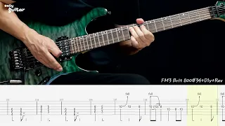 Bon Jovi - You Give Love A Bad Name Guitar Solo Lesson With Tab Part.2/2(Slow Tempo)