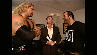 WWE Smackdown 3/21/2002 The nWo Backstage