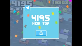 Crossy Road World Record First 4000+ Score!