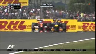 F1 British GP 2014 - Silverstone - Alonso vs Vettel + Team Radio