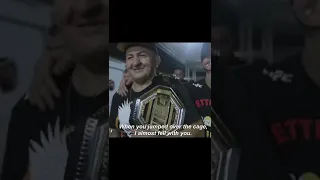 NEW Footage! "Where is COCA-COLA with ICE?!" Khabib w/ Father after tap Dustin Poirier #shorts