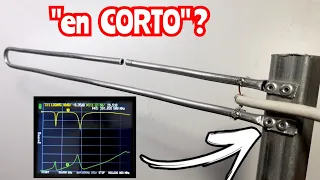 Antena Slim-Jim, análisis TEORICO con  medidor NANO VNA