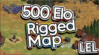 500 Elo Players on RIGGED Map (Low Elo Legends)