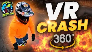 Electric Unicycle 360 VR CRASH 5.6K Video | Kingsong 16X EUC and Meepo Hurricane | Gopro Max Footage