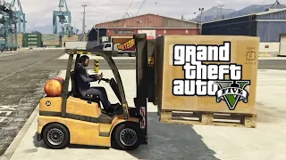 What can u pick up with the forklift in gta 5