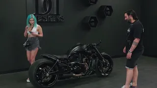 Revealing custom DD Designs 360mm Night Rod to tattoo artist  (AYALA Build)