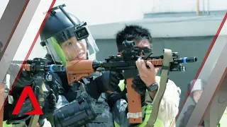 What it's like to train with Singapore's riot police