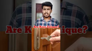 Are keys in the world unique? #tamil #ybros #lock #key