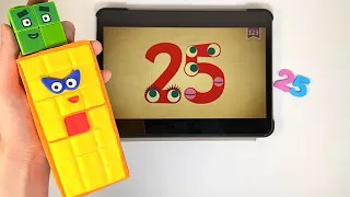 Numberblocks Mathlink Step Squad 1 to 25 - Learn To Count | Numberblock