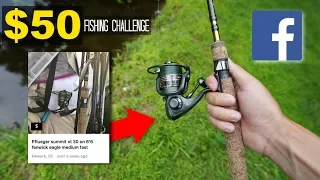 $50 Facebook Marketplace Fishing Challenge!! (Surprising)