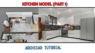 (Part 1)How to design kitchen interior in Archicad