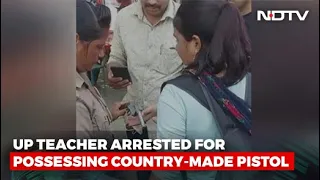 Viral Video: Country-Made Pistol Found On Teacher In UP After Tip-Off