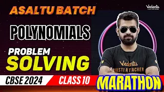 Polynomials Marathon Problem Solving | Class 10 | CBSE 2024 |🔥 Shimon Sir