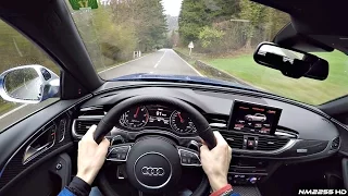 POV Drive in the 605HP Audi RS6 Performance - LOUD Sounds & Exhaust Crackles!