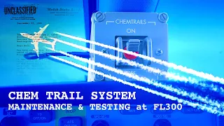 Chem Trail Dispersal Test at 30,000 Feet