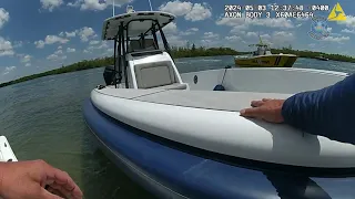 Body-worn Camera: Sarasota Police Officer's quick actions caught on video in boat rescue