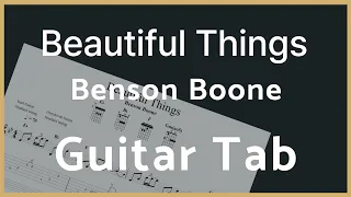 [Benson Boone] Beautiful Things / Guitar tab / Electric Guitar / Guitarpro / Tutorial