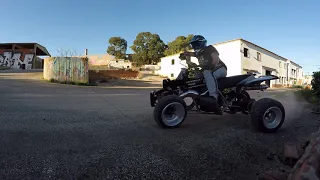 How To Ride a Yamaha Banshee 350 Raw Industrial Playground