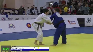 50 kg Гамбарян А Уянаев Т 11 02 2016 Т2 ПЕРВЕНСТВО РОССИИ до 18, НОВОСИБИРСК 2016