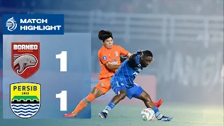 Highlight | Borneo FC Samarinda VS PERSIB Bandung | Pekan 16