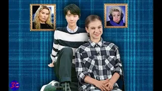 Юдзуру Ханю милые моменты с российскими фигуристками Yuzuru Hanyu cute moments with Russian Ladies