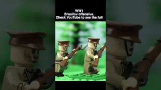 WW1 Brusilov offensive LEGO history animation #shorts #shortsvideo