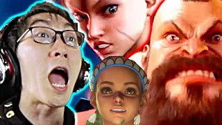 Reacts: Street Fighter 6 Cammy, Zangief, & Lily Reveal