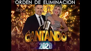 Orden de Eliminación | Cantando 2020 (Argentina)