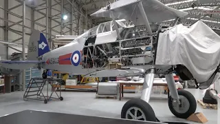 IWM Duxford Hangar 2 - Flying and Under Restoration Aircraft - The Fighter Collection and others.