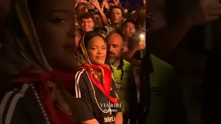 Rihanna watching Asap Rocky perform at  Rolling Loud Portugal ~ July 7, 2022 #short #rihannashorts