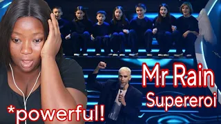 Mr. Rain canta "Supereroi" - Domenica In Speciale Sanremo Reaction