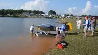 Giant Scale Cub On Floats At Joe Nall 2012