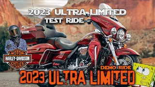2023 Harley Davidson Ultra Limited 120th Anniversary Test Ride First Impressions - Demo Truck