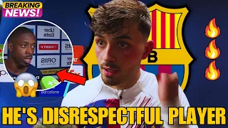 😱 I DO NOT BELIEVE😰 PEDRI INSULT DEMBÉLÉ BECAUSE OF HIS CELEBRATION🔥 BARCELONA NEWS TODAY!